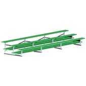 21 FT (3 Row - Double Foot Plank) - All Aluminum (Powder Coated) Bleacher