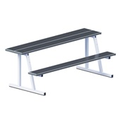 7.5 FT Portable Scorer Table with Bench (Outdoor) Powder Coated