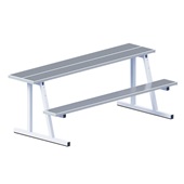 7.5 FT Portable Scorer Table with Bench (Outdoor) Powder Coated