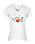Epic Ladies Bowling Mom School Club Team Sports Fan V-Neck Graphic T-Shirts