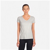 Womens Ideal V-Neck T-Shirt SILVER Primary