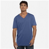 Men Womens Cotton V-Neck T-Shirt ROYAL Primary