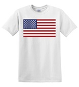 Epic Adult/Youth USA Flag 1 Mascot Club Rec Sports Team Cotton Graphic T-Shirts
