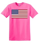Epic Adult/Youth USA Flag 1 Mascot Club Rec Sports Team Cotton Graphic T-Shirts