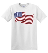 Epic Adult/Youth USA Flag 2 Mascot Club Rec Sports Team Cotton Graphic T-Shirts