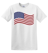 Epic Adult/Youth USA Flag 3 Mascot Club Rec Sports Team Cotton Graphic T-Shirts