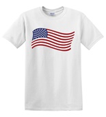 Epic Adult/Youth USA Flag 4 Mascot Club Rec Sports Team Cotton Graphic T-Shirts