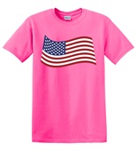 Epic Adult/Youth USA Flag 5 Mascot Club Rec Sports Team Cotton Graphic T-Shirts