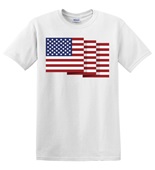 Epic Adult/Youth USA Flag 6 Mascot Club Rec Sports Team Cotton Graphic T-Shirts