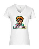 Epic Ladies Scientists Mascot Club Rec Sports Team V-Neck Graphic T-Shirts