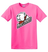 Epic Adult/Youth Bulldogs Red Mascot League Sports Team Cotton Graphic T-Shirts