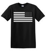 Epic Adult/Youth USA Flag Flipped Black & White Mascot Cotton Graphic T-Shirts