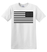 Epic Adult/Youth USA Flag Flipped Black & White Mascot Cotton Graphic T-Shirts