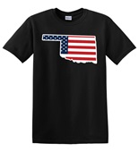 Epic Adult/Youth USA Flag Oklahoma Mascot League Team Cotton Graphic T-Shirts