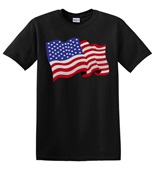 Epic Adult/Youth USA Flag Wavy Mascot League Sports Team Cotton Graphic T-Shirts