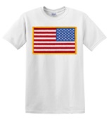 Epic Adult/Youth USA Flag Patch Flip Mascot League Team Cotton Graphic T-Shirts