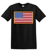 Epic Adult/Youth USA Flag Patch Mascot League Sports Team Cotton Graphic T-Shirts