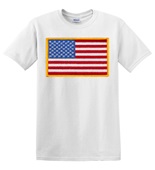 Epic Adult/Youth USA Flag Patch Mascot League Sports Team Cotton Graphic T-Shirts