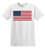 Epic Adult/Youth USA Flag Navy Mascot League Sports Team Cotton Graphic T-Shirts