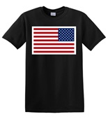 Epic Adult/Youth USA Flag Outlined Flipped Mascot League Cotton Graphic T-Shirts