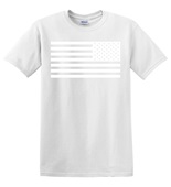 Epic Adult/Youth USA Flag White Transparent Flipped Team Cotton Graphic T-Shirts