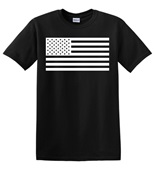 Epic Adult/Youth USA Flag White Transparent MascotTeam Cotton Graphic T-Shirts