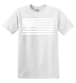 Epic Adult/Youth USA Flag White Transparent MascotTeam Cotton Graphic T-Shirts