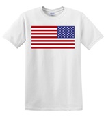 Epic Adult/Youth USA Flag Bright Flipped Mascot Team Cotton Graphic T-Shirts
