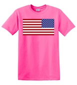 Epic Adult/Youth USA Flag Bright Flipped Mascot Team Cotton Graphic T-Shirts