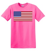 Epic Adult/Youth USA Flag Bright Mascot Club Sports Team Cotton Graphic T-Shirts