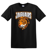 Epic Adult/Youth Jaguars Orange Mascot League Sports Team Cotton Graphic T-Shirts