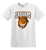 Epic Adult/Youth Jaguars Orange Mascot League Sports Team Cotton Graphic T-Shirts