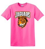 Epic Adult/Youth Jaguars Orange Mascot League Sports Team Cotton Graphic T-Shirts