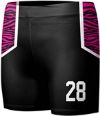 Sublimated Custom "Animal" Women's Compression Shorts