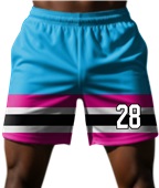 Cool Performance Sublimated 5" Shorts - Custom "Bandit"