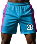 Cool Performance Sublimated 5" Shorts - Custom "TwoStripe"
