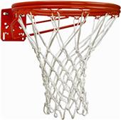Bison Front Mount Double-Rim Basketball Goal with No-Tie Netlocks BA37N