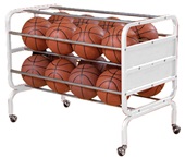 Bison 16 or 24 Heavy Duty Lockable Basketball Cart