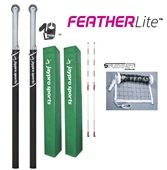 FeatherLite Volleyball System (For 3" Floor Sleeve) - NFHS, NCAA, USVBA Compliant