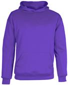 Badger Youth Performance Fleece Hoodie PURPLE Primary