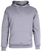 Badger Youth Performance Fleece Hoodie SILVER Primary