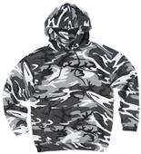 LAT Sportswear Adult Camo Pullover Hoodie