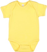 Rabbit Skins Infant Baby Rib Bodysuit 4400 BUTTER Primary