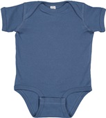 Rabbit Skins Infant Baby Rib Bodysuit 4400 INDIGO Primary