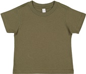 LAT Sportswear Toddler Cotton Jersey Tee 3301 MILITARY GREEN Primary