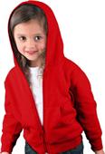 LAT Sportswear Toddler Zip Front Sweatshirt Hoodie