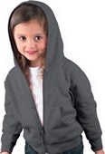 LAT Sportswear Toddler Zip Front Sweatshirt Hoodie VINTAGE SMOKE Primary