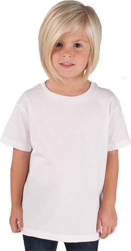 LAT Sportswear Youth Polyester T-Shirts WHITE 