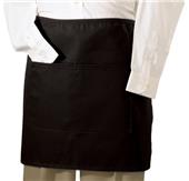 Edwards Half Bistro 2-Pocket Waist Apron 9007 010 BLACK Primary