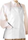 Edwards Bib Apron with Three Pockets 000 WHITE Primary
